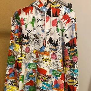 Comic book panel hoodie